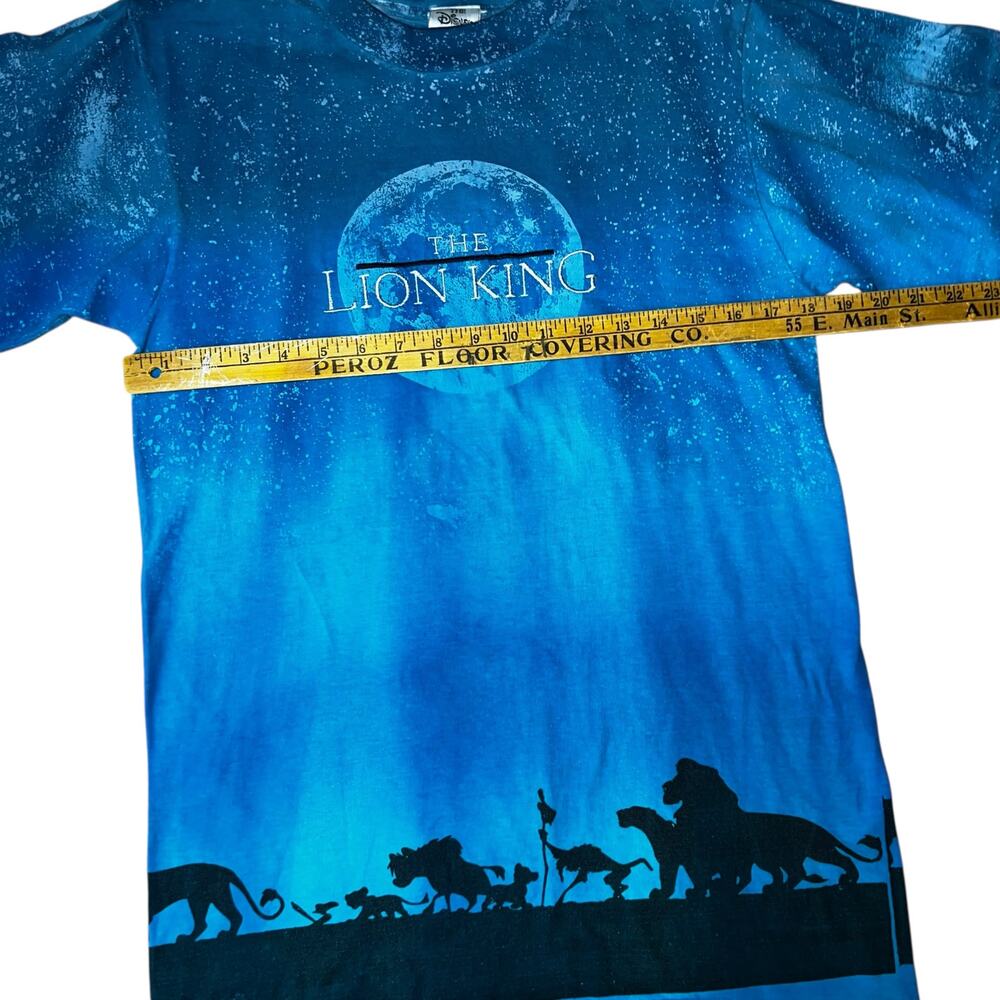 Vintage Disney's Lion King single stitch embroidered double sided t-shirt - Picture 2 of 8